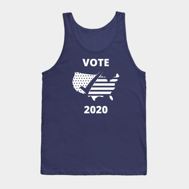 Vote 2020 Election Tank Top by JustCreativity